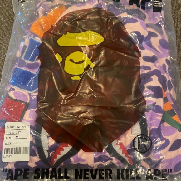 Lavender Bape hoodie - Picture 9 of 9